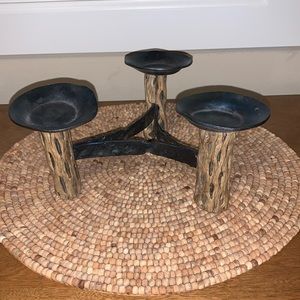 Handmade Cholla Wood Candle Holder